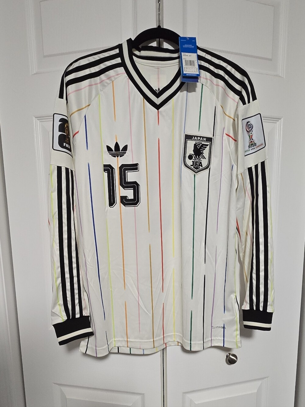 Adidas Japan 2026 Away Long Sleeve Jersey,Kamada,Men Size L